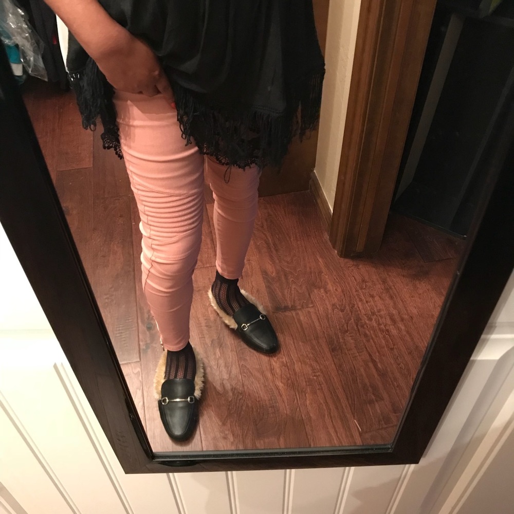 Pink Moto Leggings